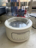 摩飛電器（Morphyrichards）全玻璃養(yǎng)生壺家用燒水壺多段控溫電熱水壺極速風(fēng)冷恒溫壺沖奶泡奶機(jī)MR5602 1.2L 椰奶白 曬單實(shí)拍圖
