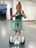 領奧電動兒童智能平衡車3-6-12歲體感10歲到15歲以上腿控成年人兩輪自動手扶雙輪新款平行車 K6旗艦白54V【三控+APP+炫光輪】 曬單實拍圖