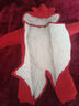 優(yōu)娜逗嬰兒衣服秋冬季加厚連體衣寶寶棉服外套喜慶紅色過(guò)年新年滿(mǎn)月百天 定制-滿(mǎn)月送福帽+公仔襪-加厚冬款 52cm 52碼適合3-6斤左右 曬單實(shí)拍圖