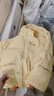 嘟嘟家兒童棉服卡通冬裝寶寶棉襖冬款男童連帽外套洋氣女童衣服時(shí)髦童裝 黃色 90 曬單實(shí)拍圖