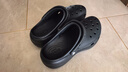 crocs卡駱馳厚底云朵洞洞鞋七夕禮物|206750 黑色-001 40(260mm) 曬單實(shí)拍圖