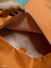 茗芮居高端客廳皮革沙發(fā)抱枕靠墊高檔的輕奢皮質(zhì)沙發(fā)抱枕高級感PU皮靠枕 橙色 45x45cm枕套+枕芯] 曬單實(shí)拍圖