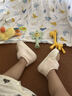 莫爾兔 柔抱鞋2025秋季新款男寶步前鞋女寶布鞋軟底鞋0-1歲卡通鞋 曬單實(shí)拍圖