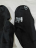 蕉內(nèi)（Bananain）銀皮301S襪子男士商務休閑新疆精梳棉7A抗菌防臭船襪短中長筒5雙 【中筒】純黑*5 均碼 曬單實拍圖