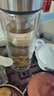 富光玻璃杯雙層 帶茶隔大容量隔熱茶杯高檔商務(wù)泡茶車載水杯透明杯子 曬單實(shí)拍圖