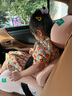怡戈（Ekobebe）兒童安全座椅增高墊3-12歲大童車載汽車便攜式坐墊簡易008X櫻花粉 曬單實拍圖