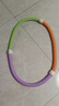 收腹加重彈簧折疊腰軟體肚子女瘦成人駝背鍛煉呼啦圈 紫綠橙 曬單實(shí)拍圖