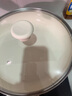 紅廚鈦陶瓷平底鍋不粘鍋0氟無涂層煎鍋煎餅蛋煎牛排專用電磁爐鍋28cm 曬單實拍圖