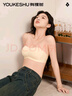 有棵樹(shù)【全面屏防滑】無(wú)肩帶內(nèi)衣女抹胸?zé)o痕聚攏文胸隱形美背裹胸胸罩 曬單實(shí)拍圖