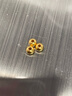 喜上眉梢足金999轉運珠3D硬金拋光面珠磨砂路路通DIY配飾散珠送禮女 4mm古法【約0.75g】多顆重版 曬單實(shí)拍圖