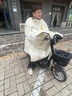 夢(mèng)多福 電動(dòng)車擋風(fēng)被秋冬季加厚加絨親子防風(fēng)被摩托車罩護(hù)膝防水擋風(fēng)衣 米色加厚絨丨加寬側(cè)翼+護(hù)脖+護(hù)肩 曬單實(shí)拍圖