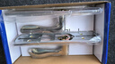 虎頓（HOTUN）木門鎖臥室門鎖室內(nèi)門鎖可調(diào)節(jié)尺寸通用門鎖免改孔門鎖KTS02-M125 曬單實拍圖