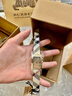 博柏利（BURBERRY）【限量】支持鑒定/真皮手表女士手表小方表米色巴寶莉腕表BU9509 BU9509格子紋皮帶間金 曬單實(shí)拍圖