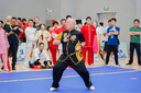 武術(shù)服裝成人兒童學(xué)生武術(shù)練功表演服刺繡龍南長(cháng)拳演出服中國風(fēng) 大龍黑 180 曬單實(shí)拍圖