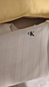 Calvin KleinJeans25秋季新款女士簡(jiǎn)約ck字母辣妹正肩羅紋打底長(cháng)袖T恤上衣 101-象牙白 S 曬單實(shí)拍圖