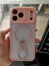 訊迪【現貨】適用蘋(píng)果17promax手機殼新款磁吸iPhone16Pro氣囊防摔保護套磨砂pro max薄全包旋轉支點(diǎn)殼 黑【360°旋轉指環(huán)支架·磁吸款】防摔防滑·抗指紋 適配iPhone 17 P 曬單實(shí)拍圖