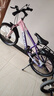 飛鴿兒童自行車(chē)6-8-10-12歲青少年自行車(chē)學(xué)生12到18歲變速山地自行車(chē) 單速+輻條輪+漸變紫+后座挎包 20寸【適合身高130cm-155cm】 曬單實(shí)拍圖