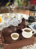 黑檀木茶盤(pán)家用盛水小茶臺客廳簡(jiǎn)約花梨實(shí)木茶海小型茶具蓄水托盤(pán) 花梨木百川茶盤(pán)（小號） 27.5*20*5.5cm 曬單實(shí)拍圖