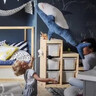 宜家（IKEA）BLAHAJ布羅艾鯊魚(yú)抱枕公仔玩偶生日毛絨玩具網(wǎng)紅睡覺(jué)可愛(ài) 鯊魚(yú)100 cm 曬單實(shí)拍圖