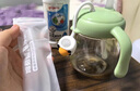 貝親兒童牛奶杯1-3歲寶寶喝水喝奶PPSU直飲奶瓶雙吸管水杯 綠色330mL 曬單實拍圖