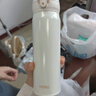 膳魔師（THERMOS）保溫杯500ml男女士兒童水杯子學生生日禮物JNL-502珍珠白 曬單實拍圖
