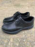 金利來(lái)（Goldlion）男鞋 2025秋季新款男士休閑皮鞋圓頭系帶軟皮黑色行政商務(wù)通勤鞋 黑色 41 比標準碼皮鞋偏大一碼 曬單實(shí)拍圖