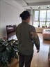 俞兆林中老年人服裝奶奶毛衣加絨加厚秋冬外套媽媽裝開(kāi)衫保暖老太太衣服 綠色春秋款 2XL 建議105-120斤 曬單實(shí)拍圖