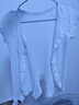 貝瑞加（Babyprints）嬰兒連體衣2件夏季短袖嬰兒衣服新生兒純棉哈衣輕薄爬服 白藍59 曬單實(shí)拍圖