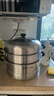 蘇泊爾（SUPOR）蒸鍋304不銹鋼雙層復底家用多用大容量蒸籠燃氣電磁爐通用SZ28C1 曬單實(shí)拍圖