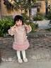 班喜迪女童旗袍裙兒童漢服冬裝寶寶周歲禮服兒童公主裙冬季國風(fēng)衣服唐裝 粉色 90 cm 曬單實(shí)拍圖