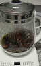 九陽(yáng)（Joyoung）0膠水養生壺 1.5L煮茶器 玻璃花茶壺 316不銹鋼燒水壺電熱水壺 WY301 曬單實(shí)拍圖