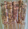 鹽灘賣羊郎孜然羊肉串凈重1斤 （20串）國產(chǎn)手工羊肉串露營戶外燒烤食材 曬單實(shí)拍圖