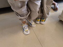 B.Duck小黃鴨童鞋兒童透氣運動(dòng)鞋夏季男女童網(wǎng)面百搭跑鞋3034白藍28 曬單實(shí)拍圖