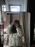 坦博爾羽絨服女短款可拆卸帽時(shí)尚大廓形秋冬外套厚530368D 冰霜藍 160  曬單實(shí)拍圖