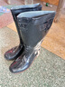 金橡雨鞋男燈塔牌中高筒釣魚(yú)輕便水鞋廚師防水防滑膠水靴趕海工作雨靴 燈塔G53高筒 42 曬單實(shí)拍圖