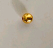 喜上眉梢足金999轉(zhuǎn)運(yùn)珠3D硬金拋光面珠磨砂路路通DIY配飾散珠送禮女 4mm光珠【約1g】多顆重版 曬單實(shí)拍圖