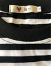 羅蒙（ROMON）高品質(zhì)春秋裝純棉長(zhǎng)袖?；晟繲恤女藍(lán)白條紋秋衣班服海軍風(fēng)百搭打 Q203黑色 3XL 建議135-150斤 曬單實(shí)拍圖