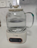 美的（Midea）花漾0膠水全玻璃全自動養(yǎng)生壺 多功能煮茶壺 母嬰燒水壺恒溫電熱水壺煮茶器花茶壺1.2L YS12B102 曬單實(shí)拍圖