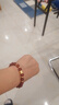 中國黃金CHINA GOLD小蠻腰黃金手鏈足金和田玉手串中秋節禮物送女友老婆生日實(shí)用 京速達-足金小蠻腰紅瑪瑙手鏈 曬單實(shí)拍圖