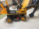 飛鴿兒童電動(dòng)車(chē)挖掘機可坐人挖土1-3-6-8歲男小孩寶寶遙控玩具車(chē)禮物 遙控 電動(dòng)挖臂 推把 音樂(lè )燈光 曬單實(shí)拍圖