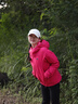 KOLON SPORT/可隆KQUANT PRO量子熱場(chǎng)羽絨服 劉詩(shī)詩(shī)同款 女子GTX戶(hù)外鵝絨夾克 LKDJ5WN100-RD 紅色 XS 155/80A 曬單實(shí)拍圖