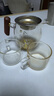 玻璃公道杯茶具套裝電陶爐茶杯漏組合茶具配件泡茶杯玻璃茶濾耐熱 竹木雀公道杯350ML【送304茶漏】 曬單實(shí)拍圖