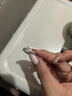 ICESTRELLA滿(mǎn)鉆戒指女18鉑金簡(jiǎn)約百搭純銀莫桑鉆石排鉆戒女食指疊帶時(shí)尚潮 純銀4mm/10分戒指 5美碼 曬單實(shí)拍圖