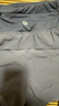 百思絨馬拉松跑步套裝夏季速干訓練服女短袖 藕紫上衣+灰咖紫短褲 M 曬單實拍圖