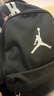 耐克喬丹收納雙肩包書包拉鏈口袋JORDAN AIR DV5304 010黑 均碼 曬單實拍圖