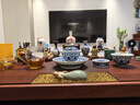 逸居客（YIJUKE）竹制茶則三件套碳化投茶器無漆茶則禪意茶勺茶夾茶荷茶撥茶具配件 曬單實(shí)拍圖