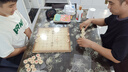得力（deli）中國象棋套裝折疊防水棋盤(pán)棋游兒童益智娛樂(lè )親子生態(tài)原木開(kāi)學(xué)禮物 曬單實(shí)拍圖