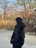 蕓蕁羽絨服女2025新款白鴨絨泡芙短款保暖加厚連帽小個(gè)子外套時(shí)尚外套 淺灰色 金標 M 120-140斤【卡碼拍小】 曬單實(shí)拍圖