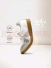 百麗（Belle）散文詩復(fù)古德訓(xùn)鞋女簡約百搭情侶同款休閑鞋B0992AM5預(yù)售 【翟瀟聞同款】灰色-女款 38 (240mm) 曬單實(shí)拍圖