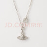 VVIENNE WESTLOCK【專柜正品】順豐包郵薇薇安西太后珍珠項(xiàng)鏈女士經(jīng)典帶鉆節(jié)日禮物 銀色土星別針鎖骨鏈 曬單實(shí)拍圖
